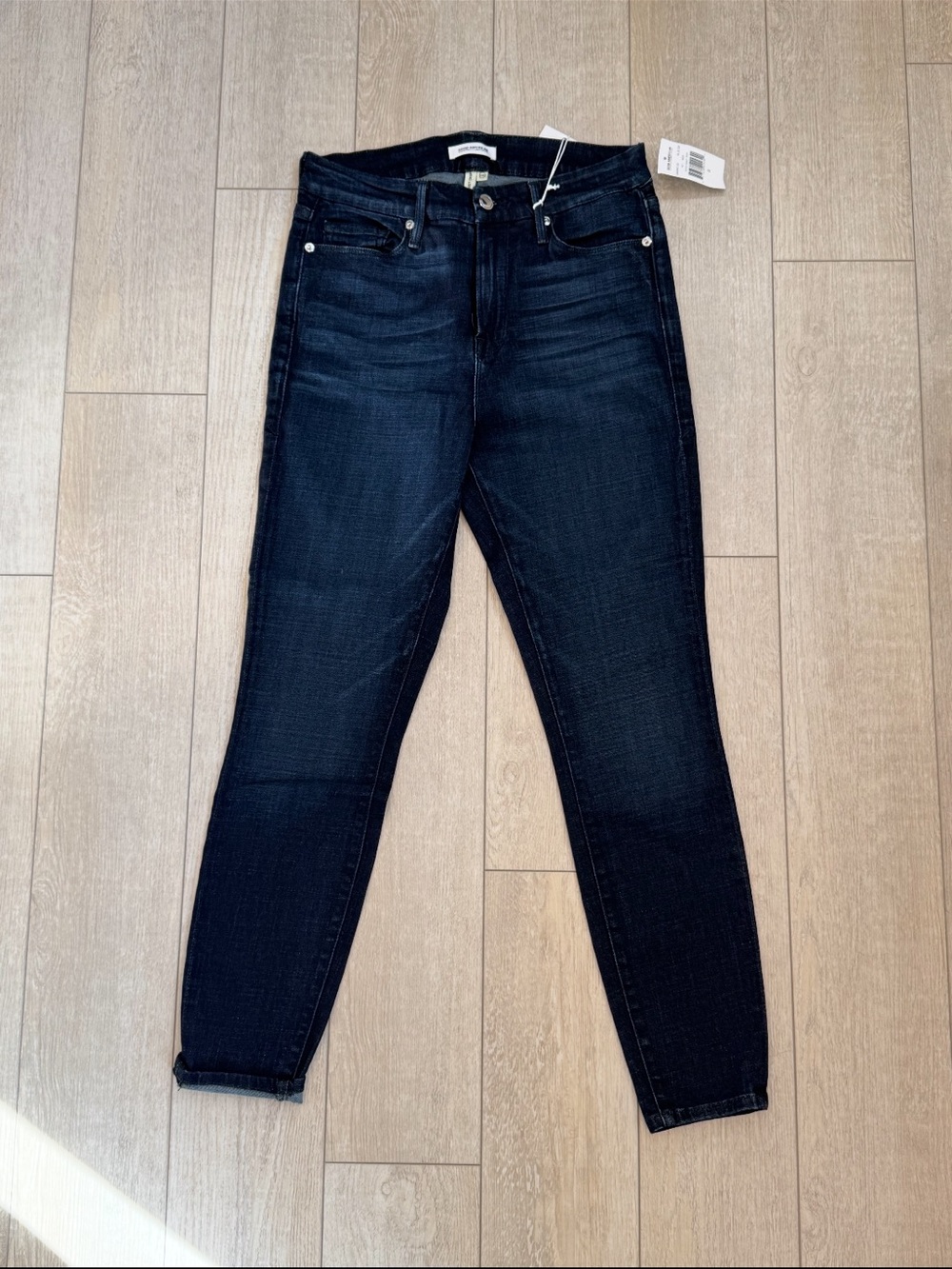 Good American Good Waist Crop Jeans – Dark Wash – Size 6 – NWT
